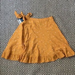 Arizona Jean Co. Yellow Floral Skirt Size S